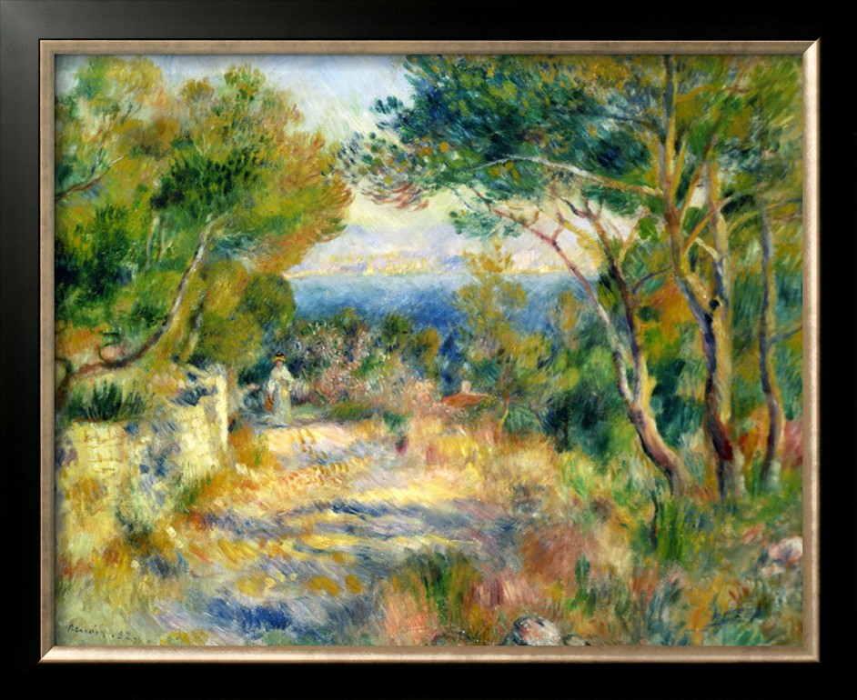 L Estaque 1882 - Pierre-Auguste Renoir painting on canvas